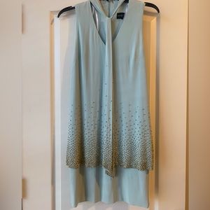 Short dress with rhinestones